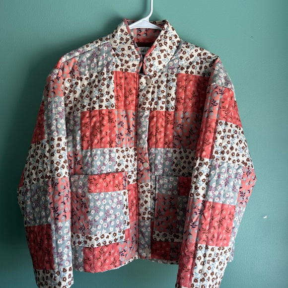 Floral Patchwork Quilted Jacket - Picture 2 of 4